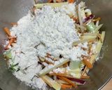 具沢山な大きなかき揚げ作り方7写真