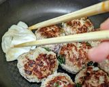 大葉入り豚つくね作り方3写真