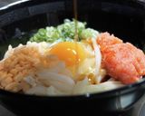 あの味をおうちで！明太釜玉うどん作り方6写真