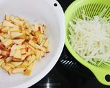 めちゃ簡単!りんごと大根のサラダ作り方1写真