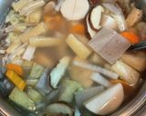鮭と根菜の粕汁作り方6写真