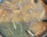 鮭と根菜の粕汁作り方8写真