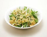 簡単!水菜と油揚げのパリパリサラダ作り方10写真