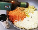 豚もつキノコカレー作り方7写真