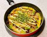 オープンオムレツ⑧♪お好み焼き風作り方10写真