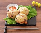 こんがりコロコロチキンの韓国おにぎり作り方10写真