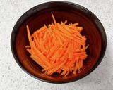 生のにんじんでシャキッと♪にんじんナムル作り方2写真