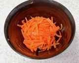 生のにんじんでシャキッと♪にんじんナムル作り方3写真