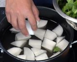 味しみ抜群！大根のどて煮【食遺産】作り方2写真