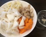 ごろごろ根菜スープ煮作り方2写真