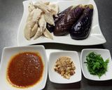 レンチン簡単！茄子と食べるよだれ鶏作り方4写真