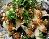 レンチン簡単！茄子と食べるよだれ鶏作り方5写真