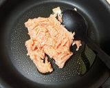 オクラと鶏肉のクリームパスタ作り方1写真