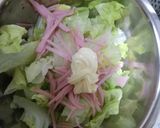 レタスでコールスロー作り方1写真
