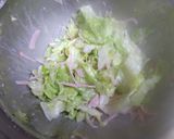 レタスでコールスロー作り方2写真
