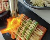 炙りサーモンアボカドマヨ〜岩塩を添えて作り方3写真