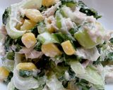 超〜簡単！チンゲンサイのツナマヨサラダ作り方4写真