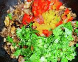 バジルなし！舞茸とセロリのガパオライス風作り方5写真