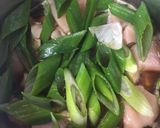 給食の「鶏肉と深ねぎのさっぱり煮」♡作り方3写真