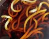 力うどん　きつね入り作り方3写真