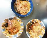 簡単オイきな粉牛丼味豚こま大根青椒肉絲風作り方4写真