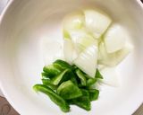 簡単オイきな粉牛丼味豚こま大根青椒肉絲風作り方5写真
