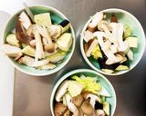 簡単オイきな粉牛丼味豚こま大根青椒肉絲風作り方10写真