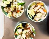 簡単オイきな粉牛丼味豚こま大根青椒肉絲風作り方11写真