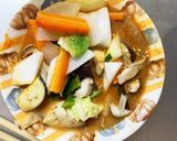 簡単オイきな粉牛丼味豚こま大根青椒肉絲風作り方13写真