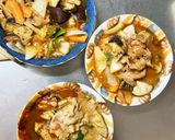 簡単オイきな粉牛丼味豚こま大根青椒肉絲風作り方15写真