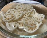 レンコンの挟み焼き作り方1写真