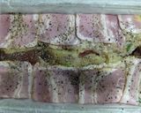 かぼちゃと焼き芋入り秋のミートローフ作り方3写真