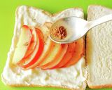 りんご★クリームチーズ★食パン★朝食作り方5写真