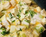 鶏肉と豆腐の玉子とじ作り方2写真