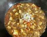 ピリ辛、麻婆豆腐作り方8写真
