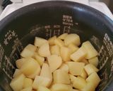 炊飯器で作るほくほくチーズ入じゃがいも餅作り方2写真