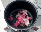 牛こまでリッチ。アジアンわかめスープ粥作り方1写真