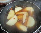 源助大根と鶏手羽先の煮物作り方3写真