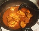 大根の葉でサグチキンカレー風作り方6写真