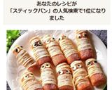 ハロウィンに♪スティックパンでミイラ作り方18写真