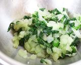 栄養満点◎しゃくし菜の油揚げ餃子作り方4写真