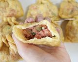 栄養満点◎しゃくし菜の油揚げ餃子作り方7写真