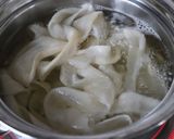 美味♪豚小間肉かんぴょうシメジの卵とじ作り方2写真