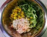 毛ガニのスパサラダ作り方4写真