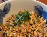 オイスターソース風味のネギ入り豆腐そぼろ作り方8写真
