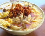 【 鶏もも肉とふわとろ卵の旨辛うどん 〗作り方7写真