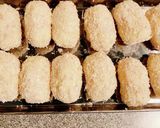 揚げ焼きで、コロッケ。作り方7写真