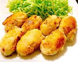 揚げ焼きで、コロッケ。作り方9写真