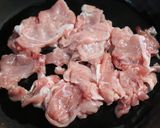 美味♪豚小間肉かんぴょうシメジの卵とじ作り方5写真