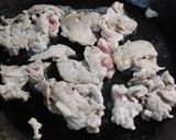 美味♪豚小間肉かんぴょうシメジの卵とじ作り方6写真